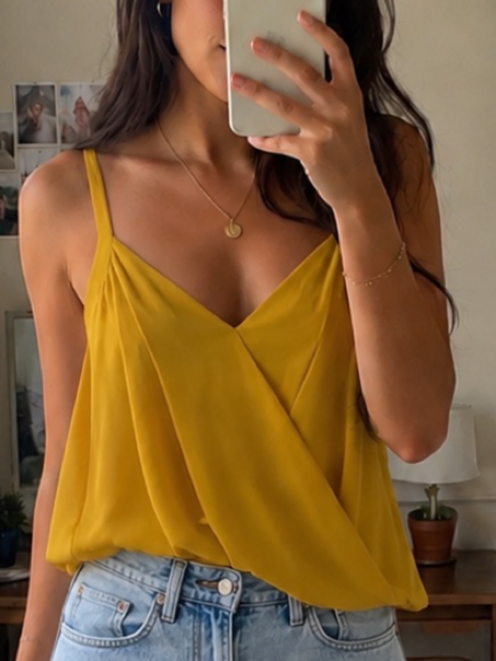 Mustard V-Neck Camisole